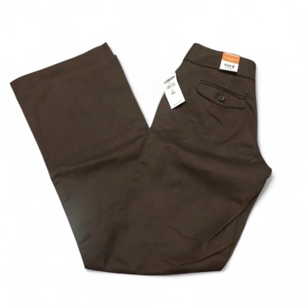 Women’s old navy just below waist pants, brown, size 0 regular